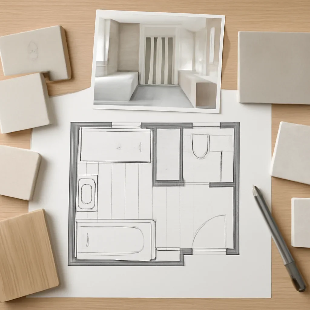 Design planning related to bathroom design