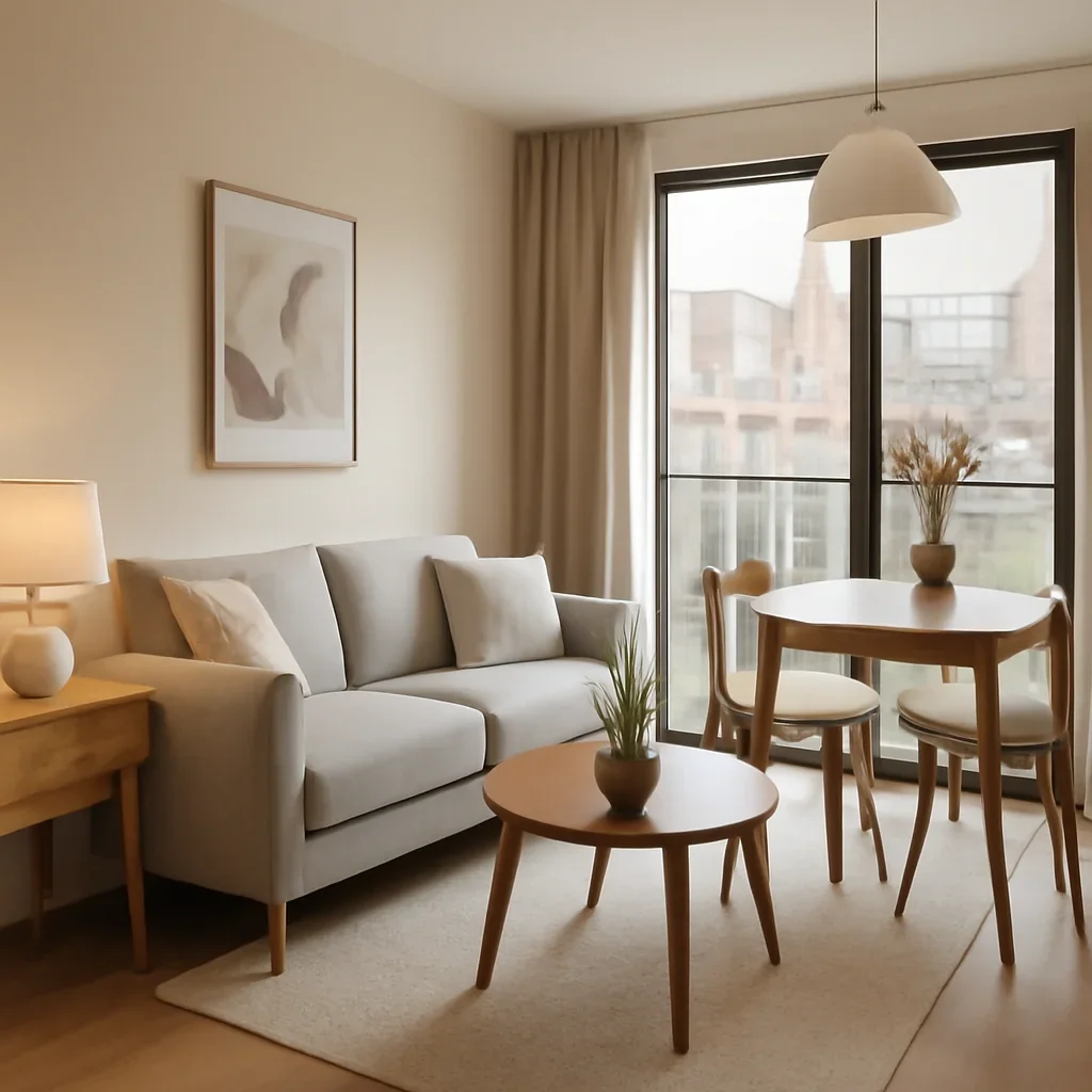 Residential interior for small condo furniture layout ideas that make the room feel easier to use call to action