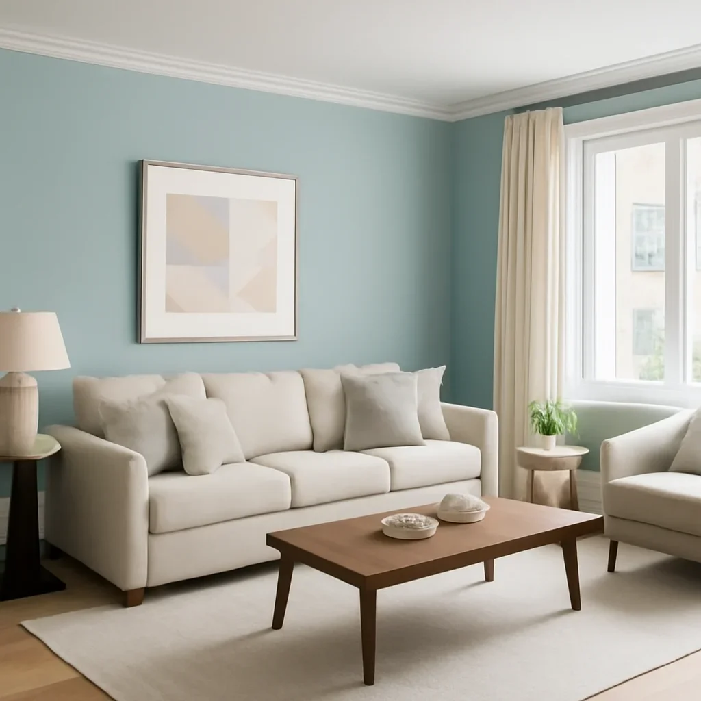 Finished interior showing colour consultation results