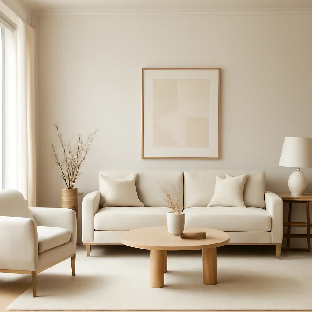 Residential interior for comparison guide call to action