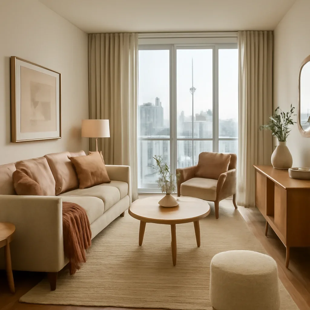 Welcoming Toronto home interior for condo interior design consultation