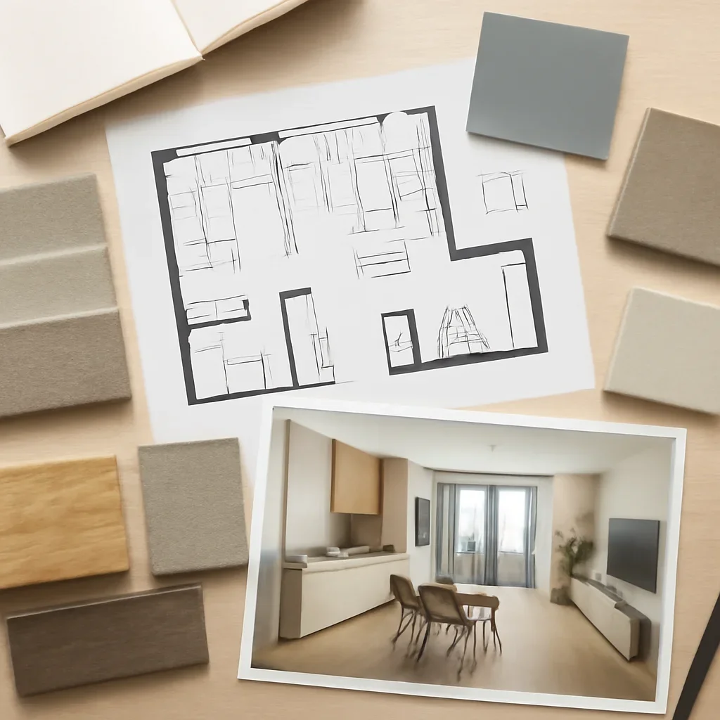 Design planning related to condo renovation design