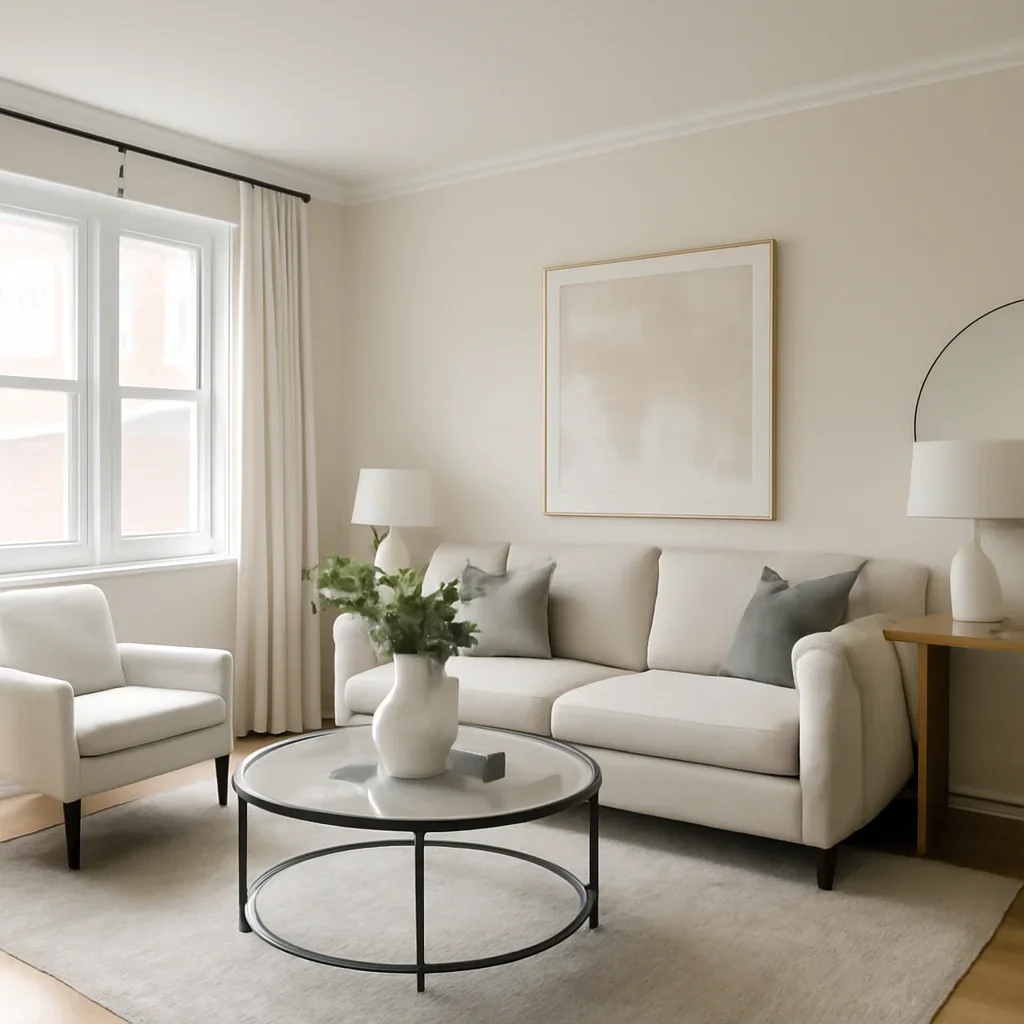 Finished interior showing e-design results