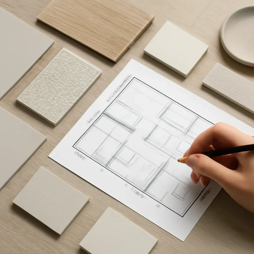 Design planning image for interiors that feel calm, functional, and distinctly yours