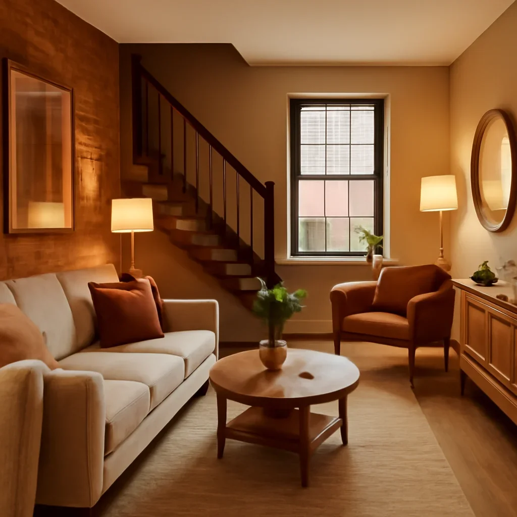 Inviting home interior in Distillery District