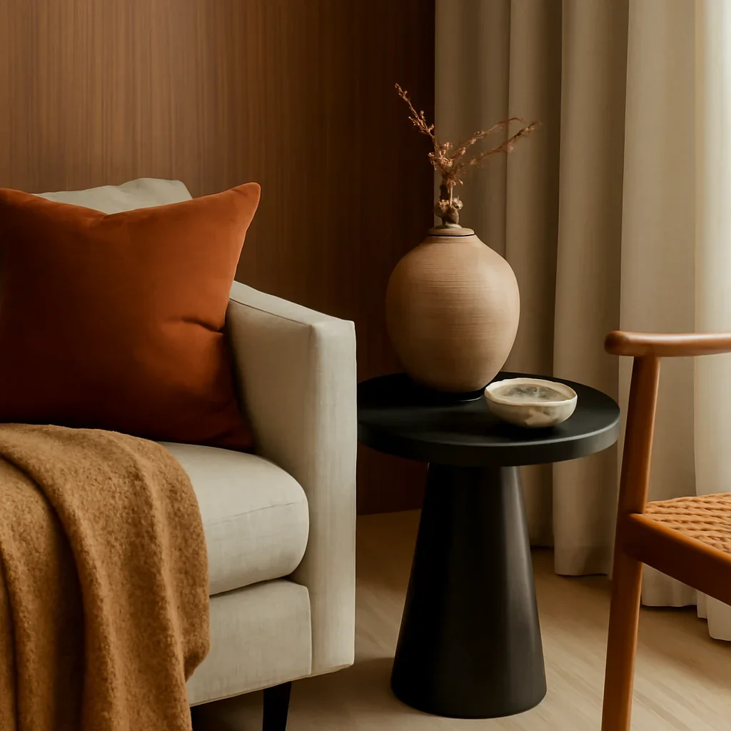 Thoughtful interior details related to portfolio