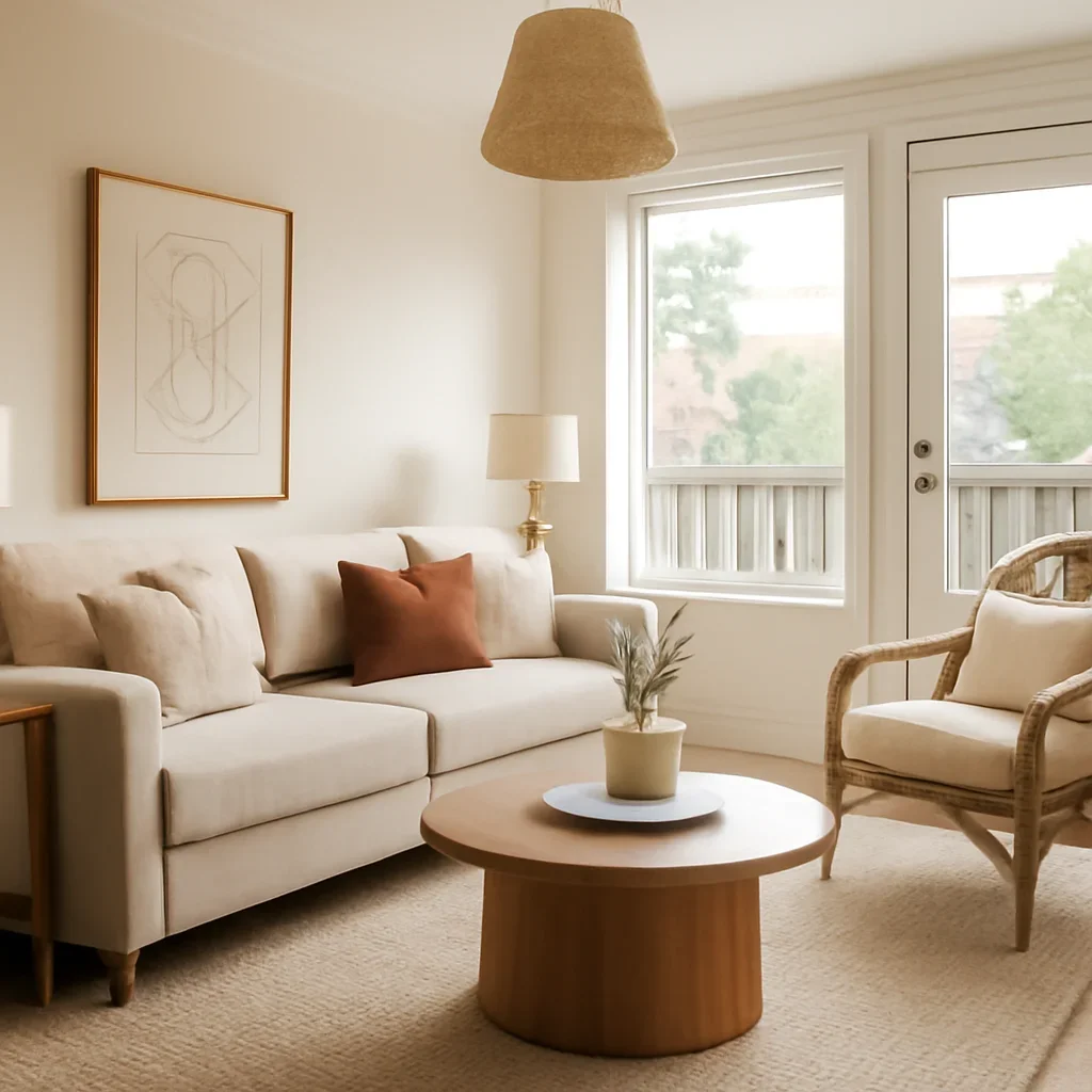 Welcoming Toronto home interior for small space design consultation