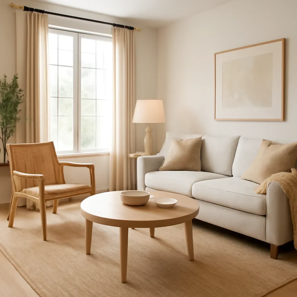 Inviting residential interior for design solutions call to action