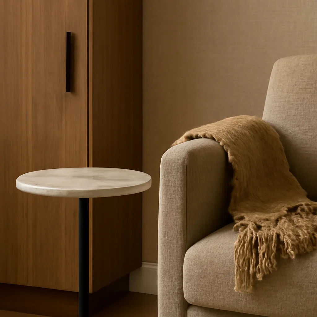 Thoughtful interior details related to design solutions